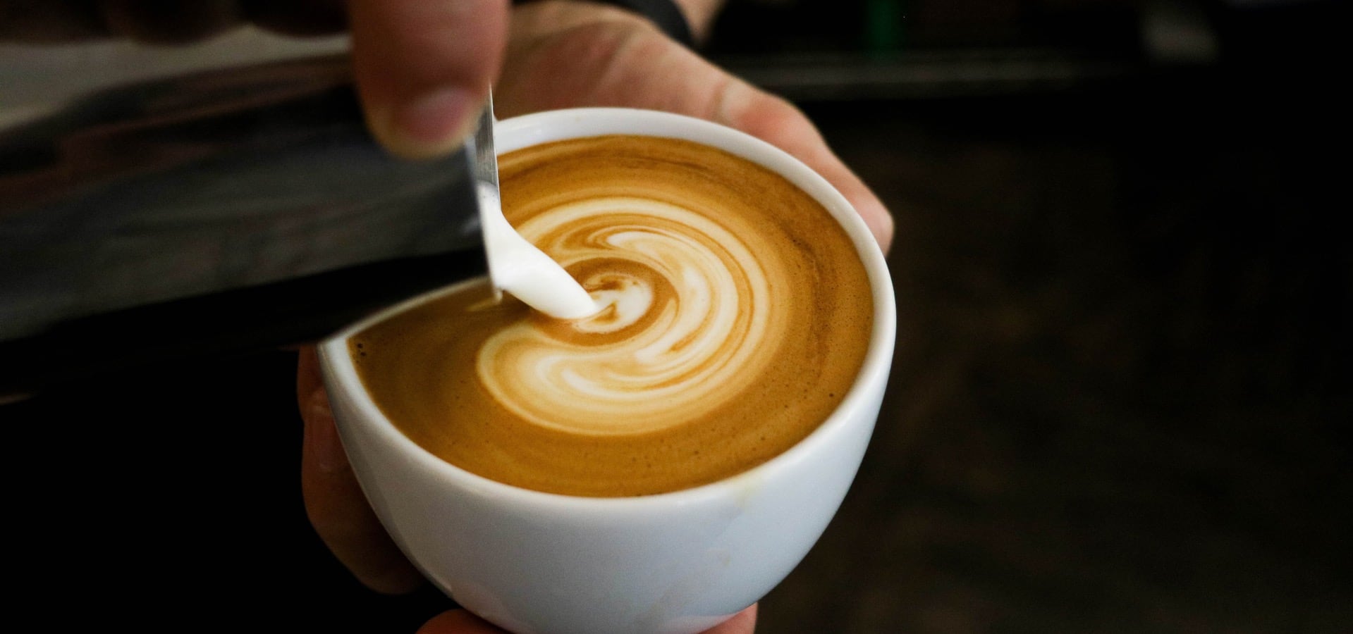 Cappuccino gestoomde melk