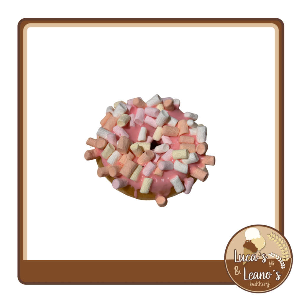 Donut roze marshmallow